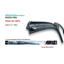 TERGICRISTALLO MORBIDO MAXTECH DA 16” SPAZZOLA RICAMBIO PER AUTO TER-CR016
