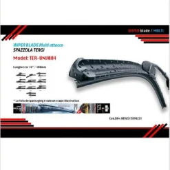 TERGICRISTALLO UNIVERSALE 16”/400MM SPAZZOLA MULTIATTACCO AUTO TER-UNV004 MAXTECH