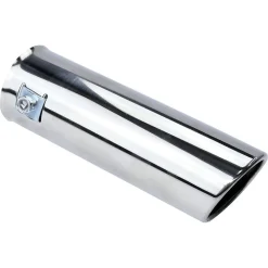 TERMINALE DI SCARICO DIAMETRO 30-45MM LUNGHEZZA 160MM COPERTURA CROMATA MARMITTA