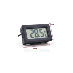 TERMOMETRO DIGITALE DISPLAY LCD CON SONDA MISURA TEMPERATURA INTERNA ED ESTERNA