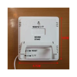 TERMOMETRO IGROMETRO DIGITALE TEMPERATURA UMIDITA' ORA DATA CASA HTC-2 CON SONDA