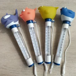 TERMOMETRO PER PISCINA VASCA BAMBINI ANIMALETTO GALLEGGIANTE CON CORDINO 21CM 016989