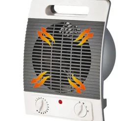 TERMOVENTILATORE PORTATILE POTENZA REGOLABILE CALDOBAGNO ELETTRICO BASSO CONSUMO