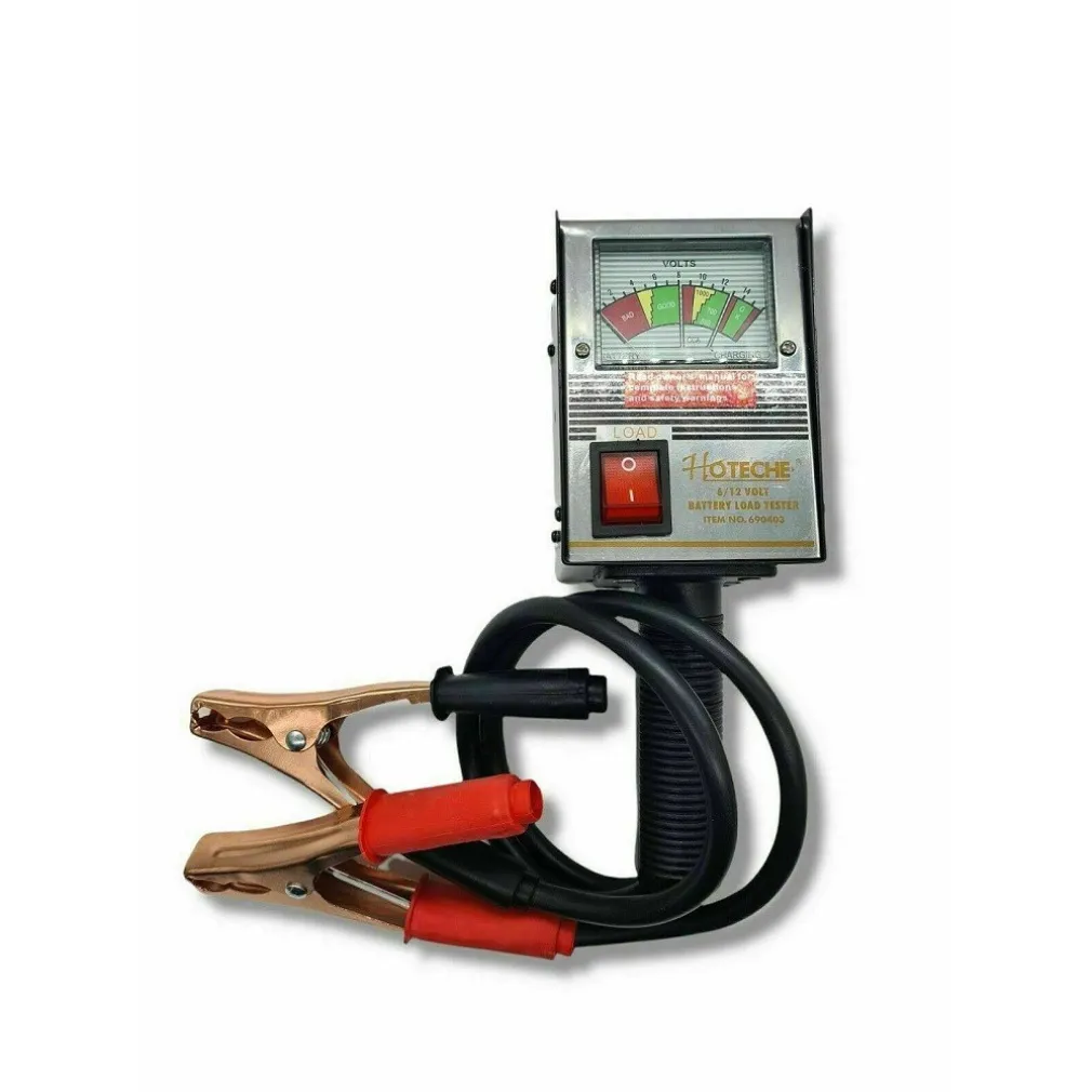 TESTER BATTERIA ANALOGICO 6-12 VOLT PER AUTO BUS MOTO BARCA CAMION 125A 690403