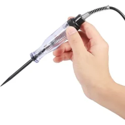 TESTER DI CONTINUITÀ DI TENSIONE CORRENTE 6V 12V 24V INDICATORE A MORSA PER AUTO