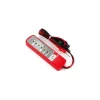 TESTER DIGITALE 12V 6 LED VERIFICA CONTROLLO BATTERIA ALTERNATORE AUTO MOTO TEST