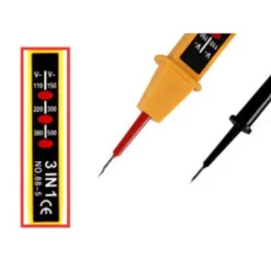 TESTER MISURATORE DI TENSIONE CORRENTE ELETTRICA CERCAFASE VOLTMETRO