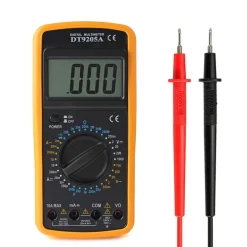 TESTER MULTIMETER MULTIMETRO DIGITALE PRO TESTER PROFESSIONALE CON CAVI DT9205A