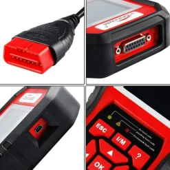 TESTER OBDII/OBD2 EOBD LETTORE CODICE DIAGNOSTICO KW850 DIAGNOSI AUTO ODB OBD2