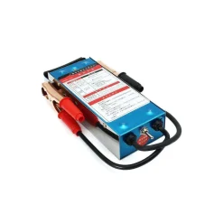 TESTER PORTATILE PER CONTROLLO BATTERIA AUTO MOTO DA 125 AMP A 6V E 12V CON CAVI