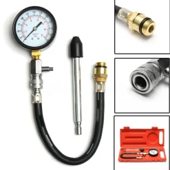 TESTER PRESSIONE COMPRESSIONE PER MOTORI MISURATORE AUTO PISTONE CILINDRI