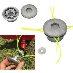 TESTINA IN ALLUMINIO UNIVERSALE PER DECESPUGLIATORE TOSAERBA TAGLIAERBA 4 FILI
