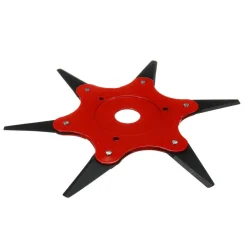 TESTINA RICAMBIO PER RASAERBA CON 6 LAME IN ACCIAIO CATENA DECESPUGLIATORE ERBA