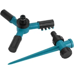 TESTINE SPRUZZATORE IRRIGATORE ROTANTE A 360° IRRIGAZIONE AUTOMATICA A 3 BRACCIA