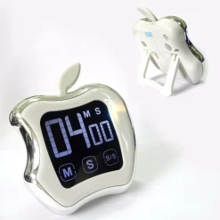 TIMER DA CUCINA TOUCH SCREEN MAGNETICO SCHERMO LCD MELA CONTA MINUTI SECONDI