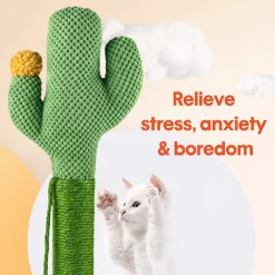 TIRAGRAFFI CACTUS 40 X 70 CM COLONNE ALBERO PER GATTI PALO IN NATURALI SISAL