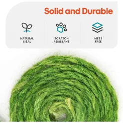 TIRAGRAFFI CACTUS 40 X 70 CM COLONNE ALBERO PER GATTI PALO IN NATURALI SISAL