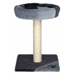 Tiragraffi con tronchetto rivestito in sisal naturale fodera in peluche gatti