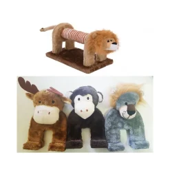 TIRAGRAFFI GIOCO PALESTRA TIRA GRAFFI PER GATTO GATTI PET UNGHIE BASE MORBIDA