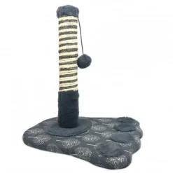 TIRAGRAFFI NOBLEZA ZAMPETTA 36 X 36 X 40 CM GRIGIO CON COLONNA IN SISAL E PALLINA