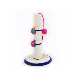 TIRAGRAFFI PER GATTI CORDA CON PALLINA AFFILA ARTIGLI UNGHIA GATTO TIRA GRAFFI