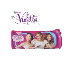 TOMBOLINO ASTUCCIO PORTACOLORI SCUOLA O IL DISEGNO DISNEY VIOLETTA E FRIENDS