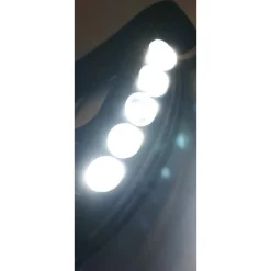 TORCIA DA TESTA FRONTALE SENSORE MOVIMENTO 68 LED LUCE BIANCA ROSSA BLU