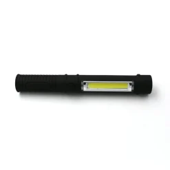 TORCIA LAMPADA EMERGENZA A LED COB CON CALAMITA DA LAVORO LUCE PORTATILE SOS