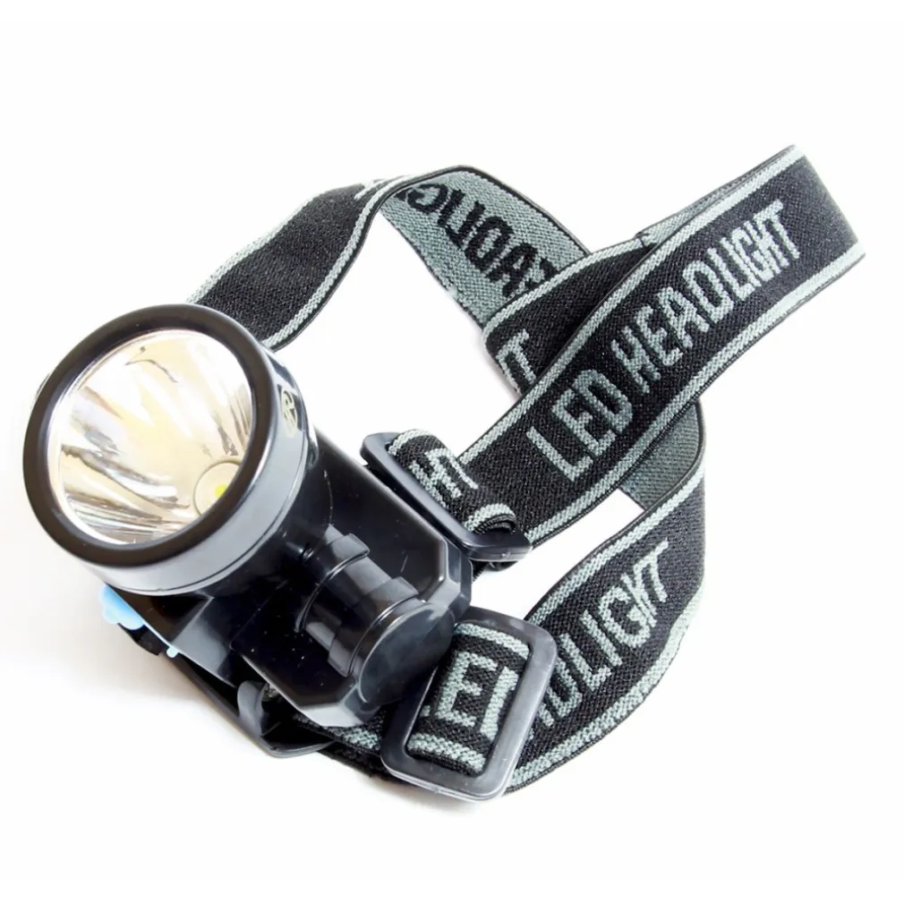 TORCIA LAMPADA FRONTALE A LED RICARICABILE ANTIPIOGGIA PESCA CACCIA CICLISMO