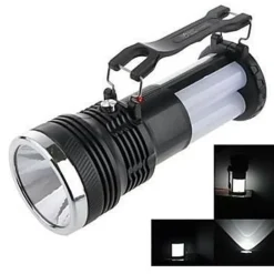 TORCIA LAMPADA LANTERNA A LED SMD RICARICABILE ENERGIA PANNELLO SOLARE YJ-2881T