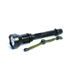 TORCIA LAMPADA LED CREE T6 RICARICABILE TATTICA IMPERMEABILE CON PROLUNGA XMLT6