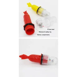 TORCIA LAMPADA LUCE LED EMERGENZA PER BARCHE MARE GALLEGGIANTE SEGNALAZIONE