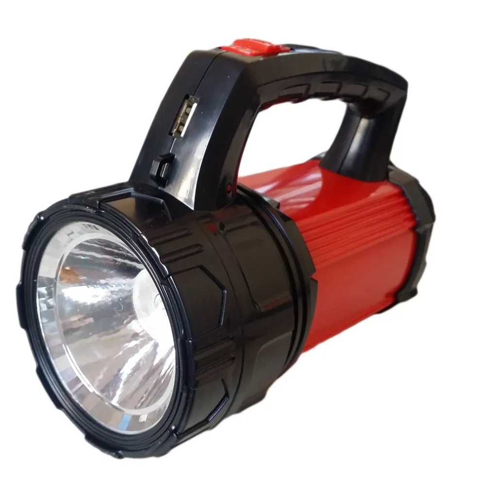 TORCIA LANTERNA LAMPADA LED RICARICABILE 1 LED + 16 SMD CON PANNELLO SOLARE USB