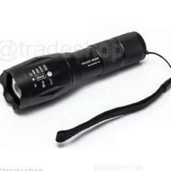 TORCIA LED A LUCE BIANCA SOLIDA 80000 W RICARICABILE WATERPROOF SUPPORTO BICI