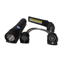TORCIA LED 3IN1 MULTIFUNZIONE BL-X8 RICARICABILE 80000W LED CREE BASE MAGNETICA