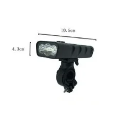 TORCIA LUCE LED FARO FANALE PER BICI BICICLETTA IPX6 RICARICA MICRO USB T-9287