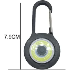 TORCIA LUCE TASCABILE A LED COB MINI CON BATTERIA MOSCHETTONE MANICI PER ESTERNI