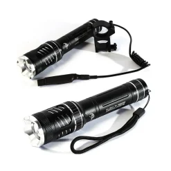 TORCIA PILA LED RICARICABILE POLICE CON ATTACCO FUCILE CONTROLLO REMOTO 100M 911