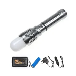TORCIA PORTATILE A LED TEKONE TO-BL101 RICARICABILE LUCE POTENTE IN ALLUMINIO