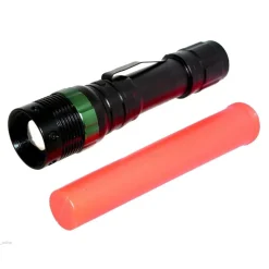 TORCIA TATTICA MILITARE CREE LED XENON ZOOM RICARICABILE 15000W