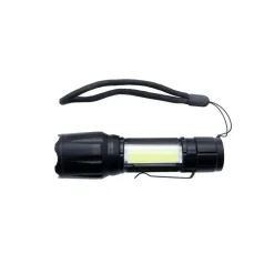TORCIA TATTICA USB RICARICABILE A LED ZOOM TELESCOPICO ESCURSIONI PESCA TX-9633