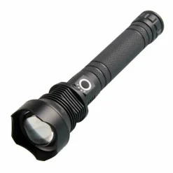 TORCIA TATTICA/MILITARE LED CREE T6 RICARICABILE ZOOM DOPPIA BATTERIA A89-P70