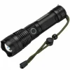 TORCIA TATTICA/MILITARE LED CREE T6 RICARICABILE ZOOM DOPPIA BATTERIA A90-P50