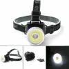 TORCIA TESTA TEKONE BL129 LED FRONTALE LAMPADA COB 3W LUCE PESCA CAMPEGGIO