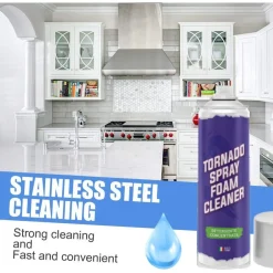 TORNADO SPRAY BOMBOLETTA SPRAY SCHIUMA MAGICA DETERGENTE PER LA PULIZIA DI TUTTO