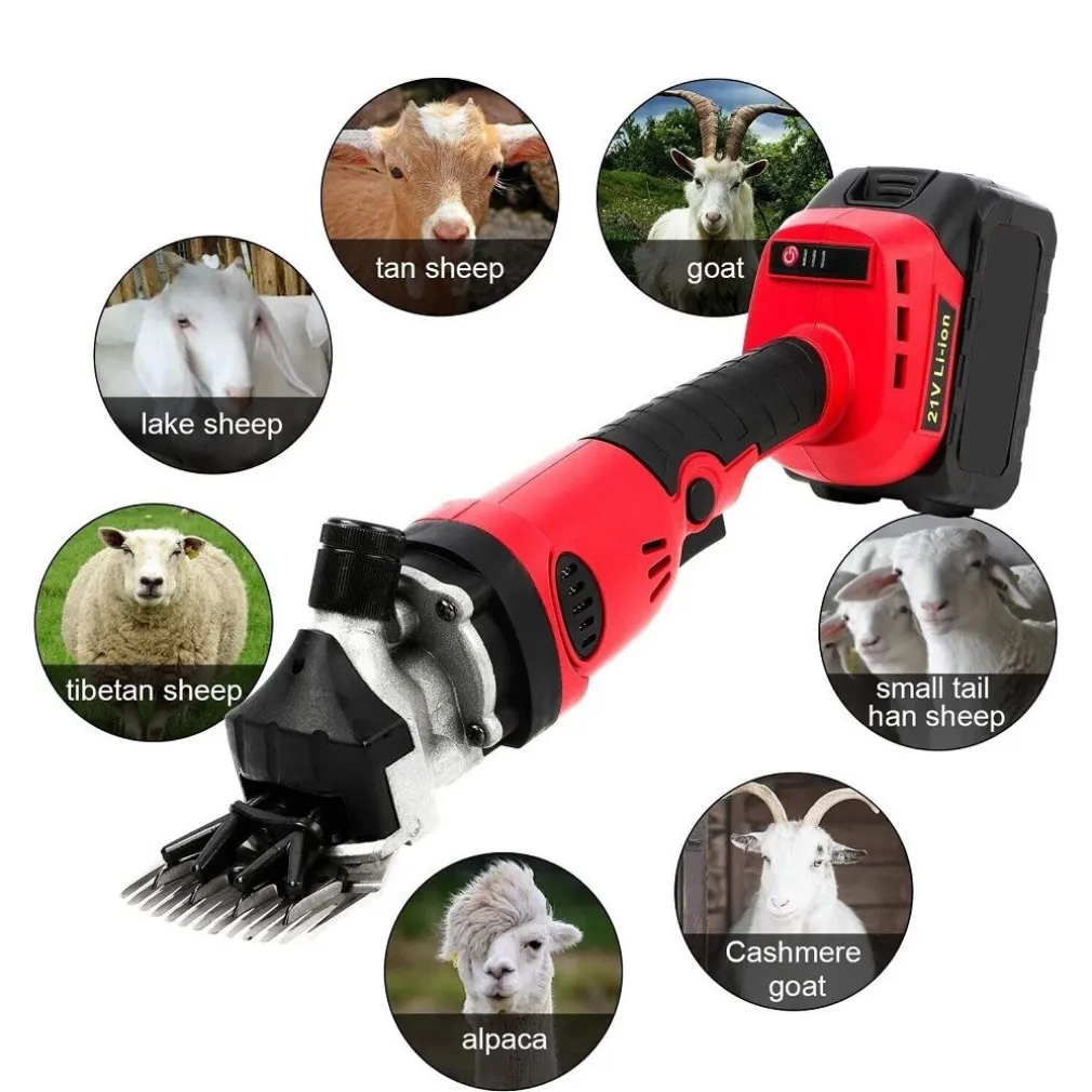 TOSAPECORE TOSATRICE RICARICABILE TOSA PECORE OVINI DOPPIA BATTERIA 21V 07007