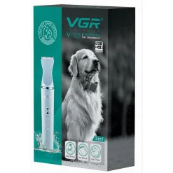 TOSATRICE CANI DI PICCOLA TAGLIA CON 3 TESTE KIT TOELETTATURA BASSO RUMORE V-205