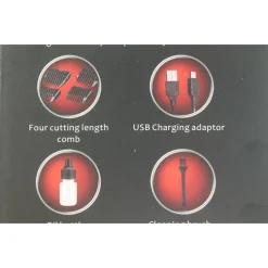 TOSATRICE PER CANE CANI GATTI ANIMALI A BATTERIA TRIMMER RICARICABILE GM-634 GEEMY