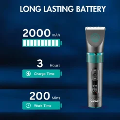 TOSATRICE PROFESSIONALE ANIMALI DISPLAY DIGITALE IMPERMEABILE SENZA FILI V-209