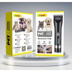 TOSATRICE SENZA FILI CANI GATTI RASOIO ELETTRICO TOSATORE RICARICABILE Q-T180